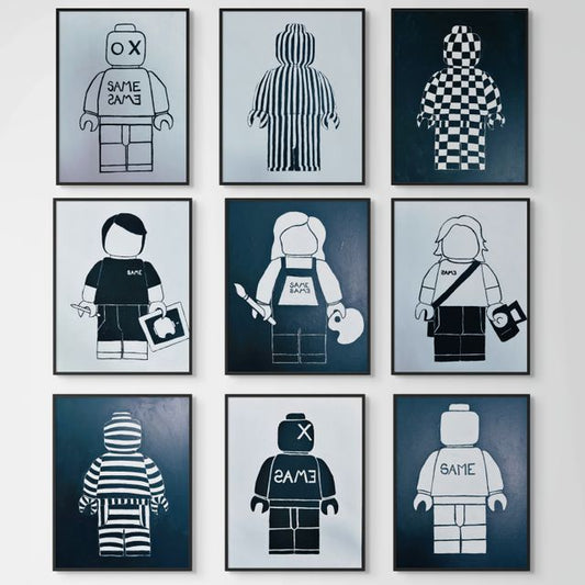 CUSTOM Lego Figure Portrait