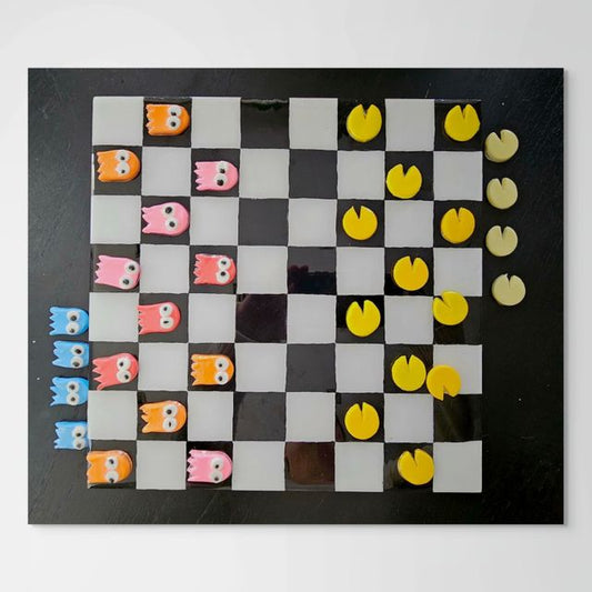 Pac-Man Checkers Game