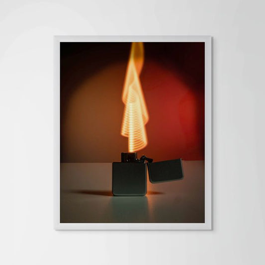 Flame On - Framed A1 Giclee Print