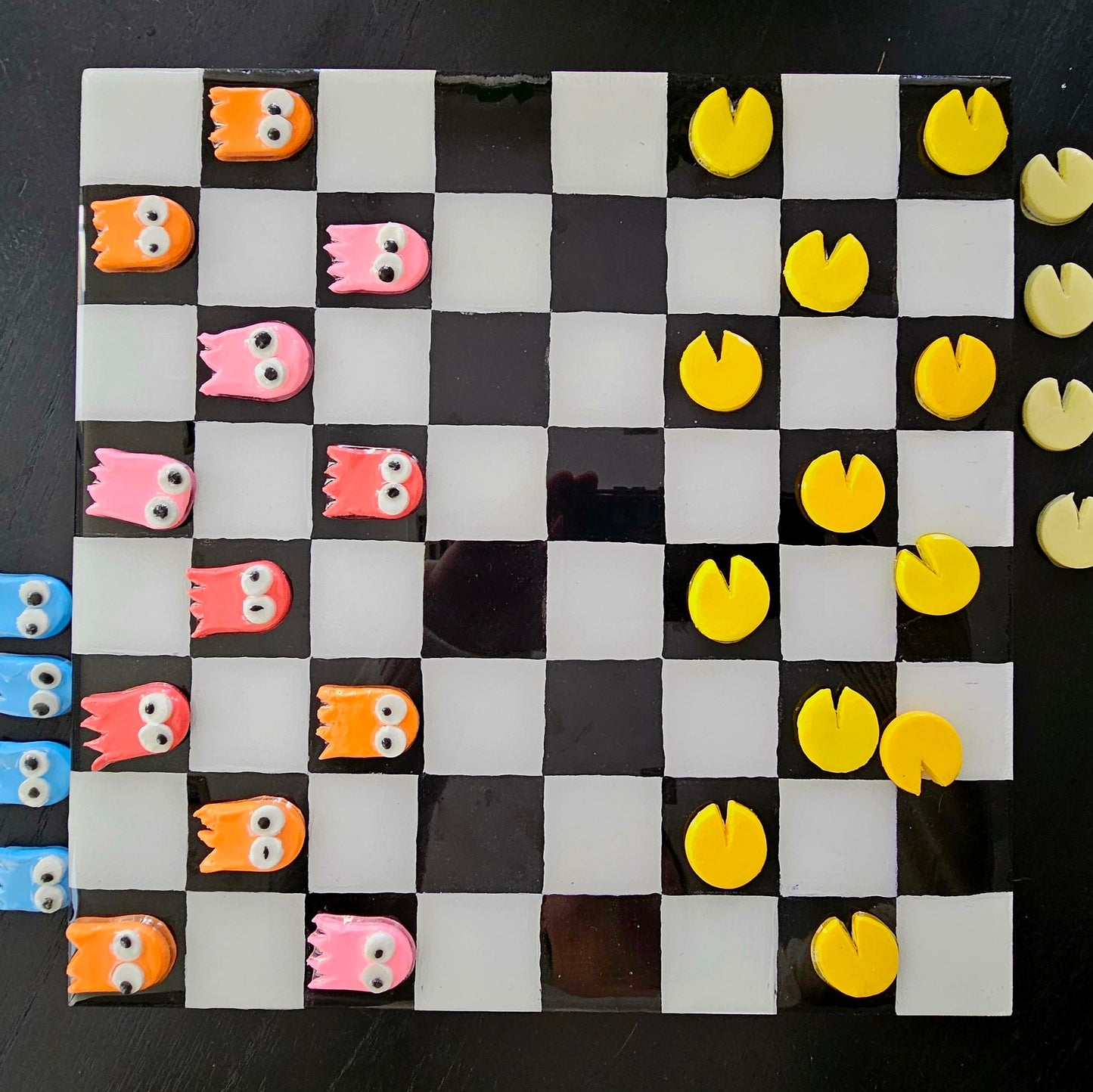Pac-Man Checkers Game